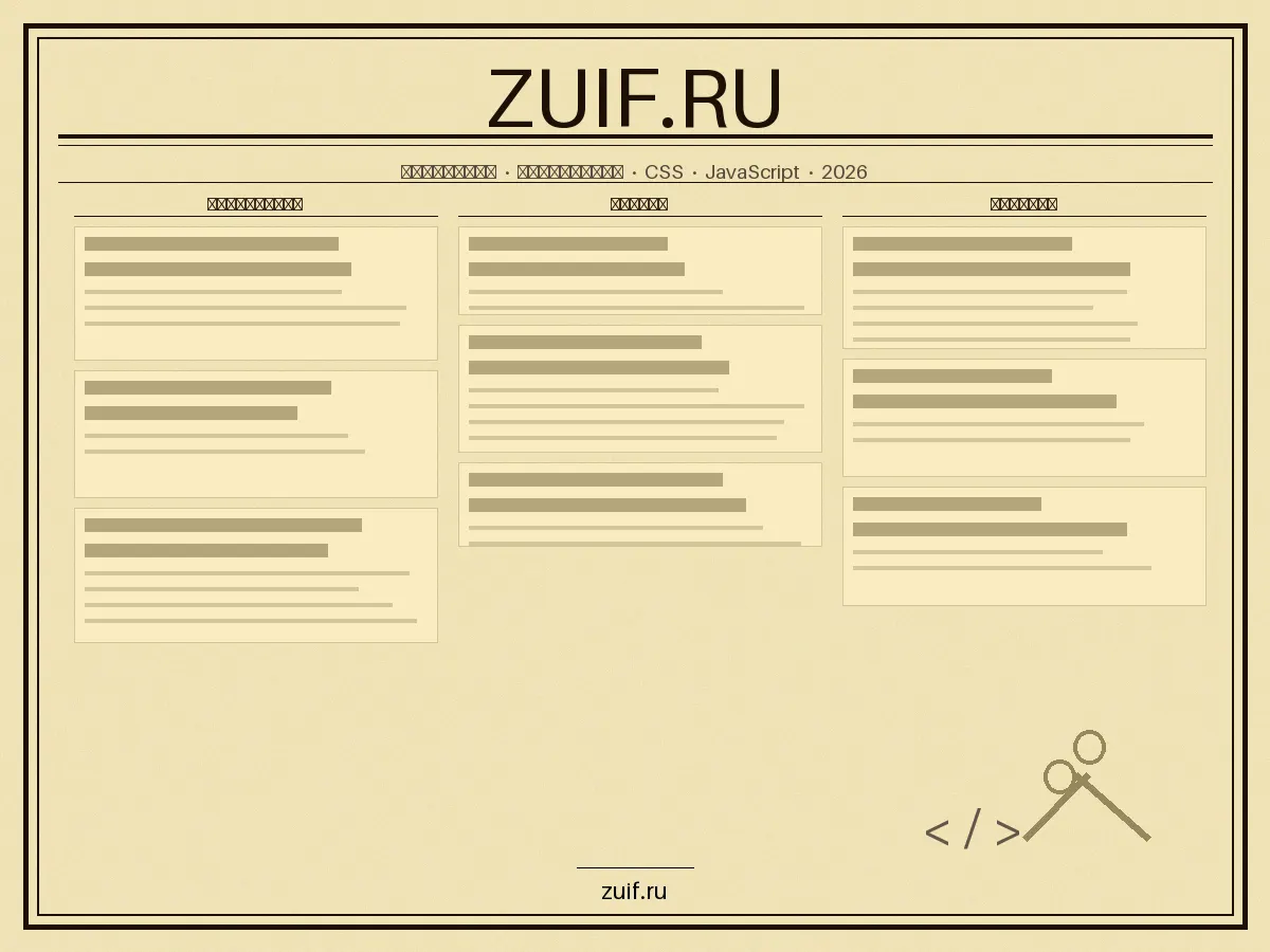 zuif.ru: портфолио как стенгазета